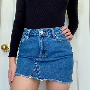 PACSUN High Waisted Denim Jean Skirt🌀